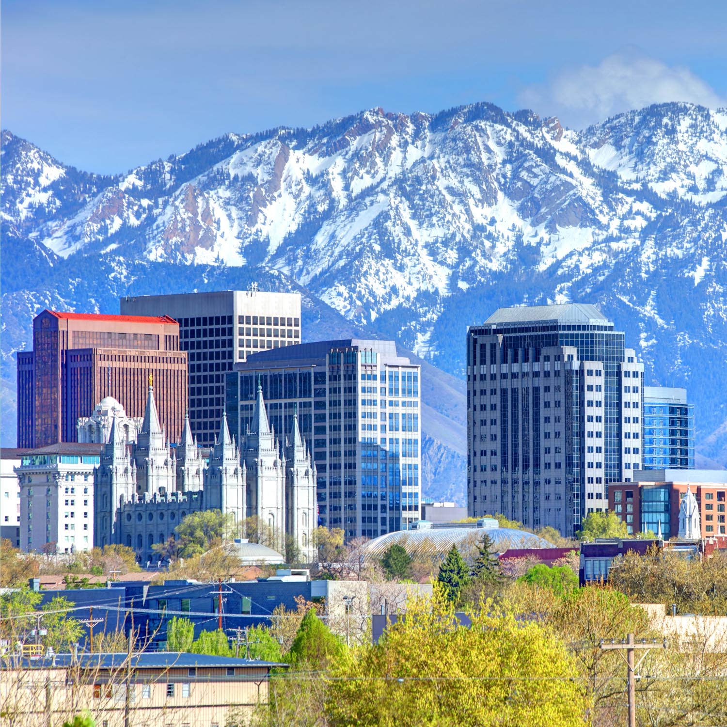 Salt Lake City skyline