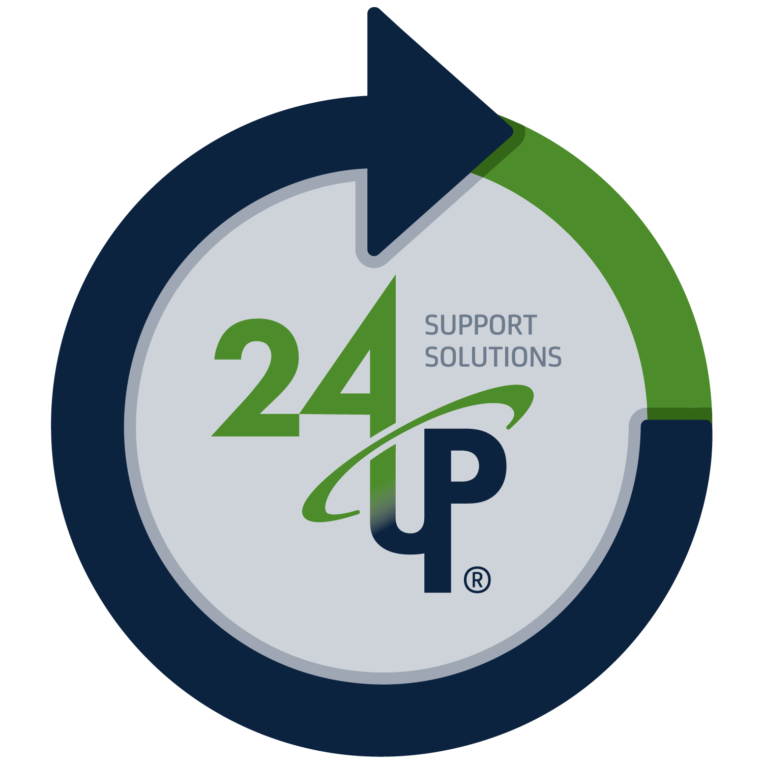 24UP® Support Solutions logo