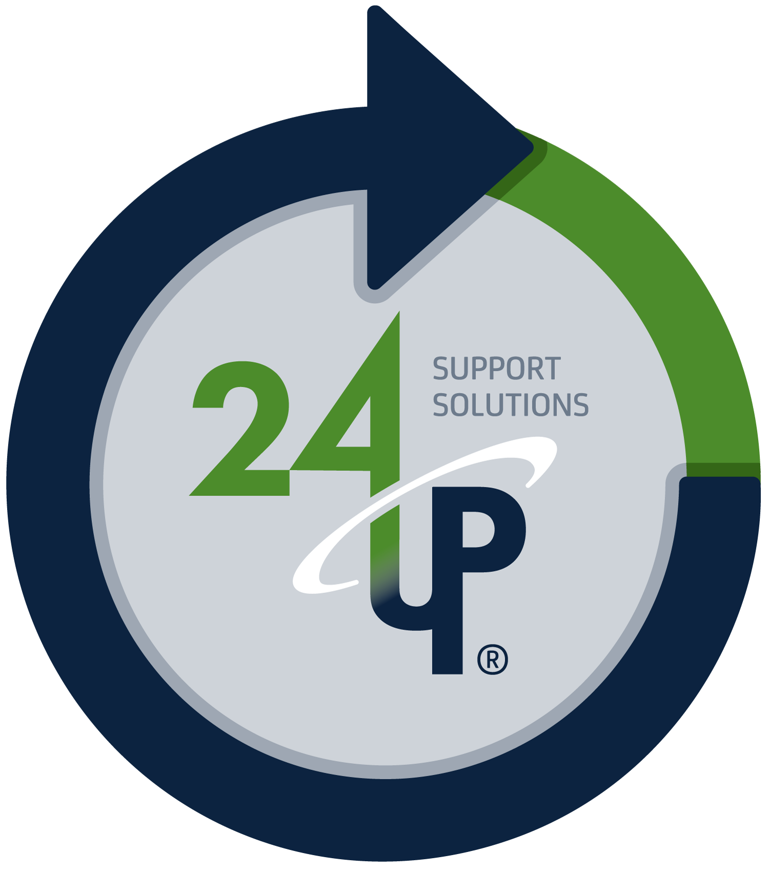 24UP® Support Solutions logo